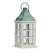 Noble House Scio Small Coastal Solid Candle Lantern Holders, Green EasyOptionXY LLC