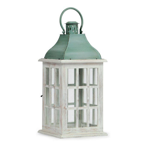 Noble House Scio Small Coastal Solid Candle Lantern Holders, Green EasyOptionXY LLC