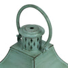 Noble House Scio Small Coastal Solid Candle Lantern Holders, Green EasyOptionXY LLC