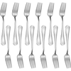 Cibeat Dinner Forks, 12 Pcs 6.7" Forks, Premium Food Grade Stainless Steel Silverware Forks, Table Forks, Flatware Forks, Mirror Finish & Dishwasher Safe, Use for Home, Kitchen or Restaurant EasyOptionXY LLC
