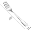Cibeat Dinner Forks, 12 Pcs 6.7" Forks, Premium Food Grade Stainless Steel Silverware Forks, Table Forks, Flatware Forks, Mirror Finish & Dishwasher Safe, Use for Home, Kitchen or Restaurant EasyOptionXY LLC