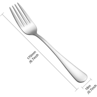 Cibeat Dinner Forks, 12 Pcs 6.7" Forks, Premium Food Grade Stainless Steel Silverware Forks, Table Forks, Flatware Forks, Mirror Finish & Dishwasher Safe, Use for Home, Kitchen or Restaurant EasyOptionXY LLC