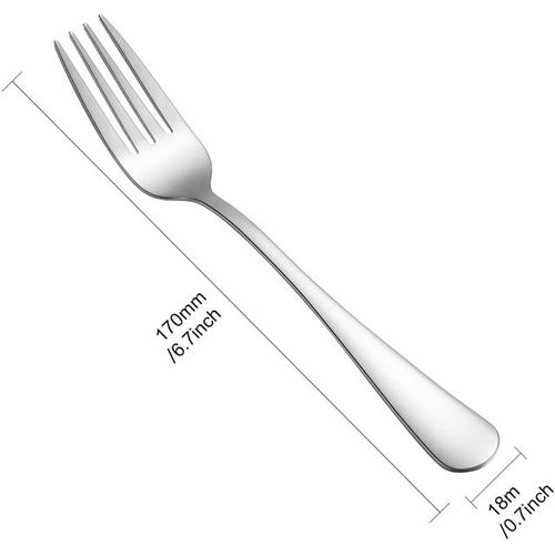 Cibeat Dinner Forks, 12 Pcs 6.7" Forks, Premium Food Grade Stainless Steel Silverware Forks, Table Forks, Flatware Forks, Mirror Finish & Dishwasher Safe, Use for Home, Kitchen or Restaurant EasyOptionXY LLC