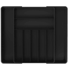SimpleHouseware Expandable Kitchen Drawer Flatware Organizer, Black EasyOptionXY LLC