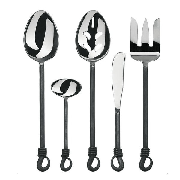 Gourmet Settings Twist N Shout 5 Piece Serving Set EasyOptionXY LLC