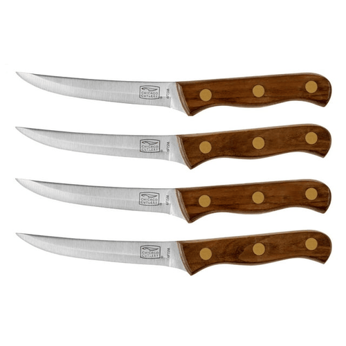 Chicago Cutlery Walnut Tradition 4-Piece Stainless Steel Steak Knife Set EasyOptionXY LLC
