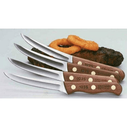 Chicago Cutlery Walnut Tradition 4-Piece Stainless Steel Steak Knife Set EasyOptionXY LLC