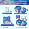 168 Pieces Galaxy Party Supplies with Paper Plates, Napkins, Cups, and Cutlery for Outer Space Birthday Party Decorations (Serves 24) EasyOptionXY LLC