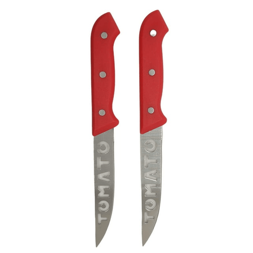 Handy Housewares 10" Serrated Stainless Steel Blade Tomato Slicing Knife Set - 2 Pack EasyOptionXY LLC