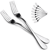 Ficcug Food-Grade Stainless Steel Dinner Forks Set,Salad Flatware Forks of 10 EasyOptionXY LLC