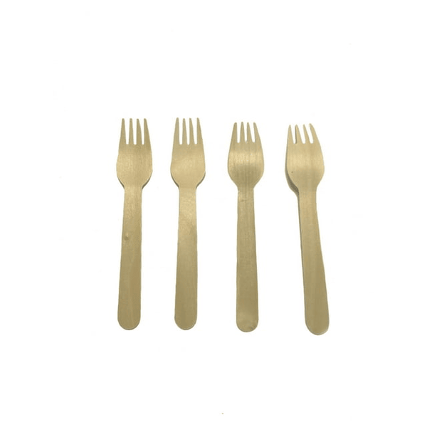 TXV Mart Wooden Disposable Forks, 100pcs, 6in Biodegradable Fork, Compostable Forks, Compostable Cutlery, Wooden Disposable Cutler EasyOptionXY LLC