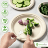 100% Compostable Forks - Disposable Eco Fork Utensil Sets 140 PCS - Eco Friendly Alternative to Plastic Forks | Ecovita EasyOptionXY LLC