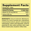 Spring Valley Calcium Plus Vitamin D Tablets Dietary Supplement; 600 mg; 250 Count EasyOptionXY LLC