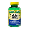 Spring Valley Calcium Tablets Dietary Supplement; 600 mg; 100 Count EasyOptionXY LLC