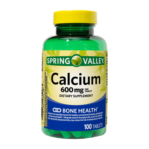 Spring Valley Calcium Tablets Dietary Supplement; 600 mg; 100 Count EasyOptionXY LLC