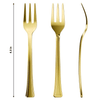 Mini Forks For Desserts - Bulk Pack Of 100 Mini Gold Dessert Forks EasyOptionXY LLC