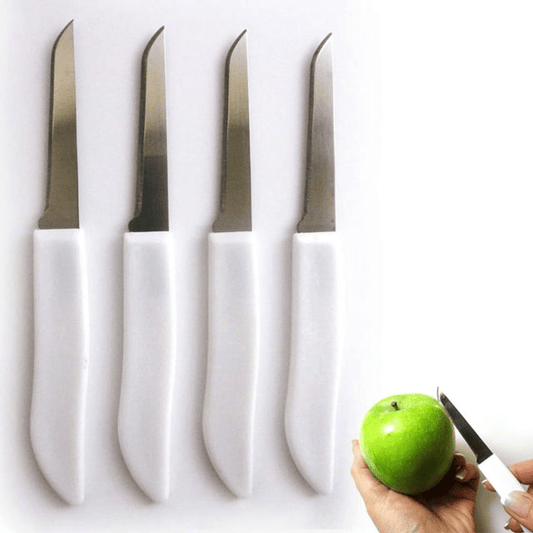 4 Paring Knives Stainless Steel Set Sharp Kitchen Blades Cutlery Cooking Knife EasyOptionXY LLC