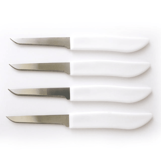4 Paring Knives Stainless Steel Set Sharp Kitchen Blades Cutlery Cooking Knife EasyOptionXY LLC