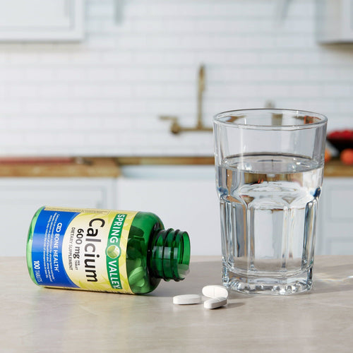 Spring Valley Calcium Tablets Dietary Supplement; 600 mg; 100 Count EasyOptionXY LLC