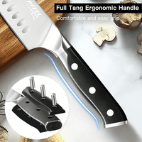 TOPFEEL Kitchen Knife Set, 3-piece Stainless Steel Chef Knife,Santoku Knife & Utility Knife with Gift Box for Home EasyOptionXY LLC