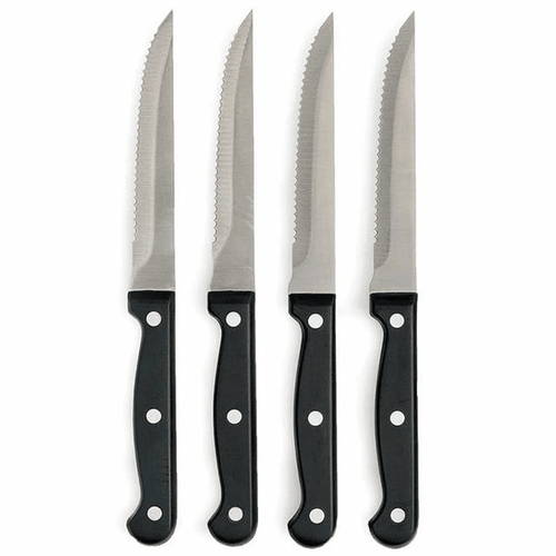 4 Pc Stainless Knife Set Professional Serrated Steak Knives Kitchen Cutlery Tool EasyOptionXY LLC