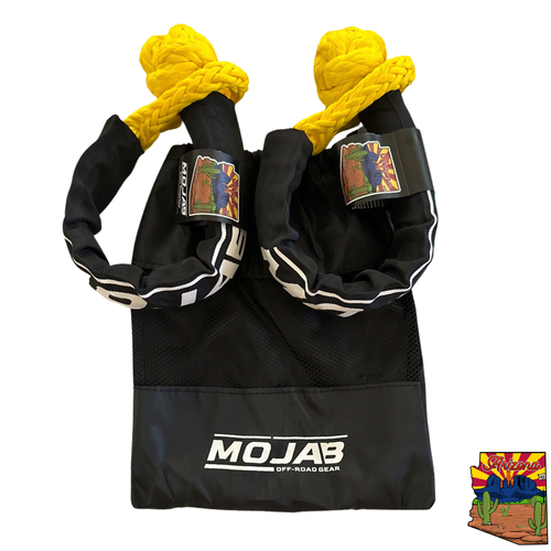Soft Shackle 1/2'' x 22'' with sleeve and bag (Set of 2 Shackles) (Lifetime Warranty) MOJAB OFFROAD