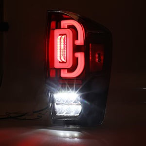 Renegade Tacoma 2016-2023 V2 LED Sequential Tail light - Black/Red