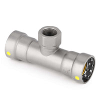 1-1/2" x 1-1/2" x 1/2" Press x Female Tee (P x P x F)