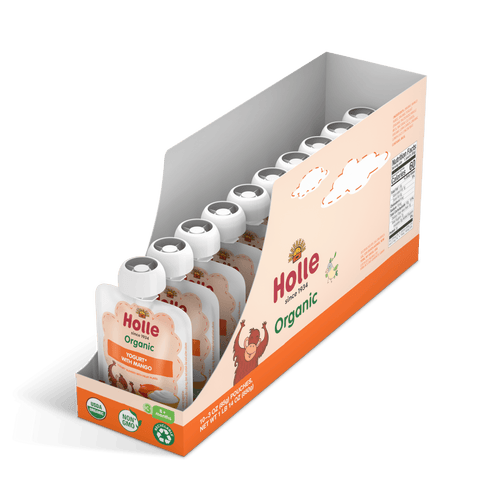 Holle Organic Yogurt Pouches - Mango Holle USA