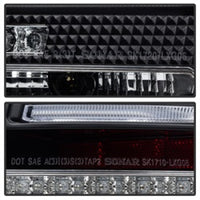 Spyder 07-11 Lexus GS 350 LED Tail Lights Black ALT-YD-LGS06-LED-BK OffRoadUSA.com