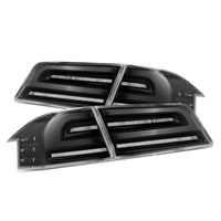 AlphaRex 12-21 Tesla Model S LUXX-Series LED Tail Lights Alpha-Black (With Black Trunk Center Piece Replacement) OffRoadUSA.com