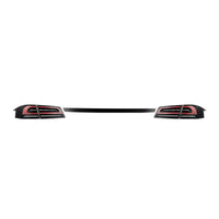 AlphaRex 12-21 Tesla Model S LUXX-Series LED Tail Lights Black Red (With Black Trunk Center Piece Replacement) OffRoadUSA.com