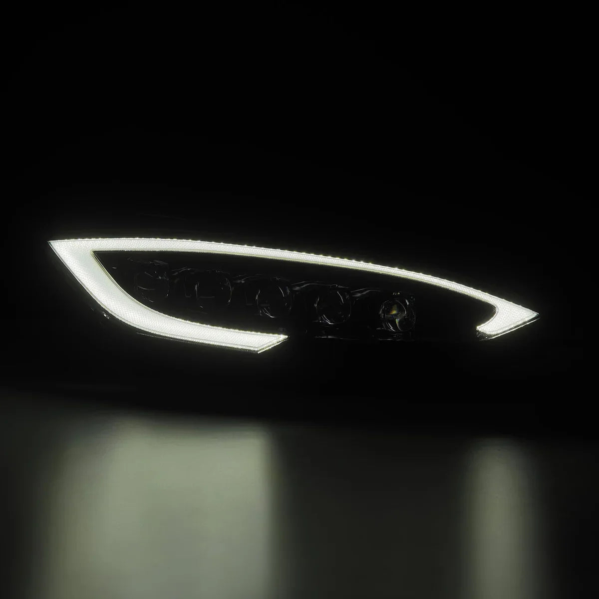 AlphaRex 12-21 Tesla Model S NOVA-Series LED Projector Headlights Alpha-Black