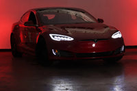 AlphaRex 12-21 Tesla Model S NOVA-Series LED Projector Headlights Alpha-Black OffRoadUSA.com