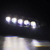 AlphaRex 12-21 Tesla Model S NOVA-Series LED Projector Headlights Alpha-Black OffRoadUSA.com