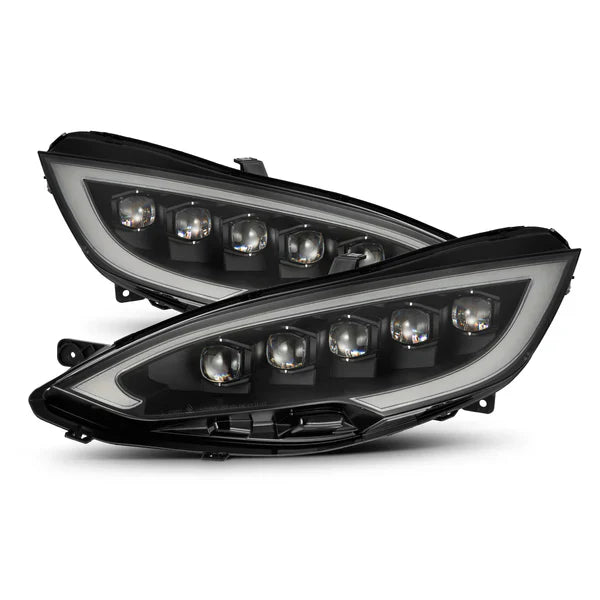 AlphaRex 12-21 Tesla Model S NOVA-Series LED Projector Headlights Black OffRoadUSA.com