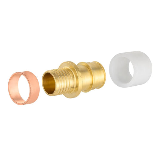 PEX A Expansion Polybutylene Transition Coupling 1/2" PEX x 1/2" PB (Lead Free)