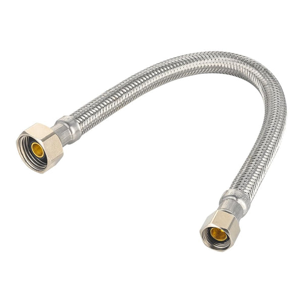 3/8" C x F 1/2" x 16" SS Braided faucet Hose Plumbingsell