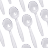 Avant Grub 5" Wide Clear Plastic Soup Spoons, 50 Pack EasyOptionXY LLC