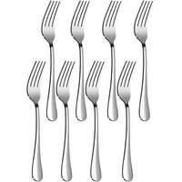 Aursear Upgrade Stainless Steel Dinner Forks Set, Salad Forks,Silver EasyOptionXY LLC