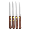4 Pack Stainless Steel Steak Knives Knife Set Utensil Cutlery Wooden Serrated EasyOptionXY LLC