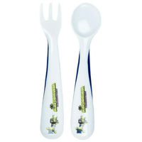 Disney Pixar Toy Story Buzz Lightyear Fork and Spoon Utensil Set 12m+ EasyOptionXY LLC