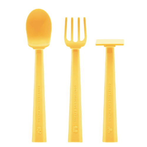Training Utensils - Sunshine Yellow - Turtle EasyOptionXY LLC