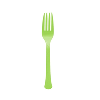 Kiwi Green Plastic Forks, 20 Ct., Full Size EasyOptionXY LLC