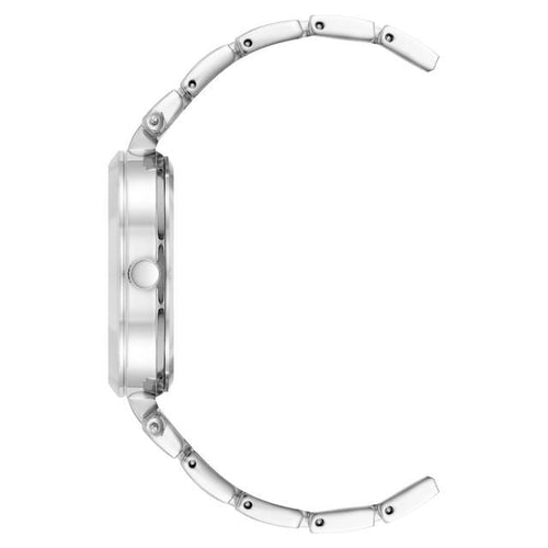 Time and Tru Silver Tone Bracelet Round Pink Dial Casual Watch EasyOptionXY LLC