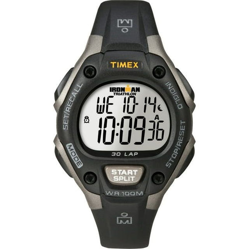 TIMEX Unisex IRONMAN Classic 30 Black/Gray 34mm Sport Watch, Resin Strap EasyOptionXY LLC
