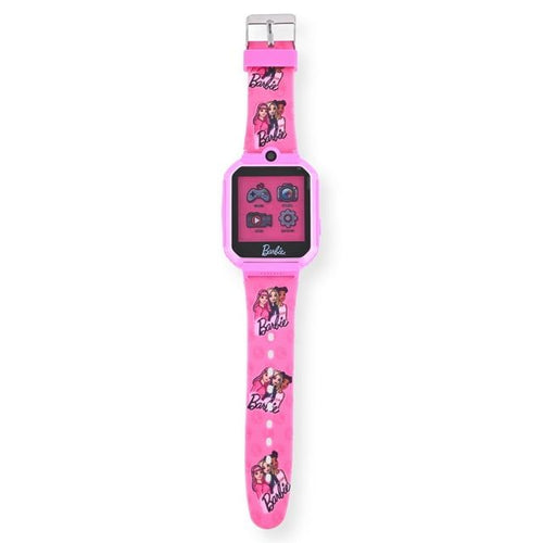 Mattel Barbie Childrens iTime Unisex Touchscreen Smart Watch with Silicone Strap and Metallic Pink Case 42MM EasyOptionXY LLC