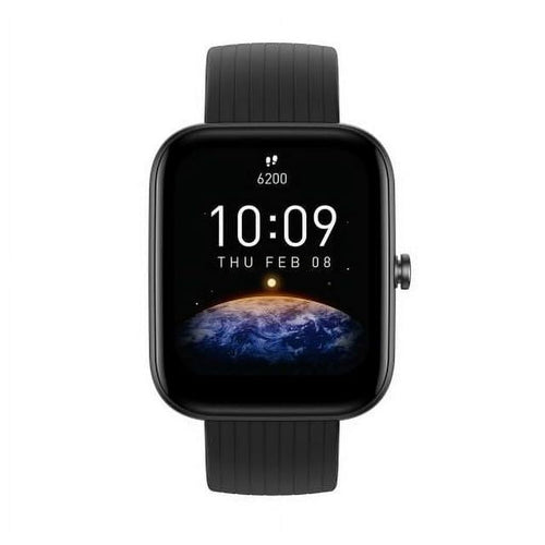 Amazfit Bip 3 Pro Smart Watch: 14-Day Battery Life - Black Silicone watchband EasyOptionXY LLC