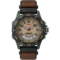 Timex Men's Expedition Combo Watch, Brown Nylon Strap EasyOptionXY LLC