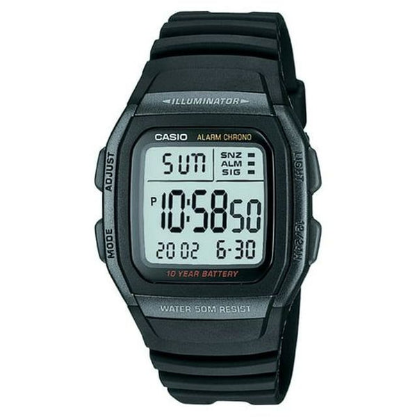 Casio Adult Men's Digital Watch W96H-1BV- 10 Year Battery EasyOptionXY LLC